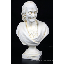 hauptdekoration marmor voltaire statue büste houdon skulptur